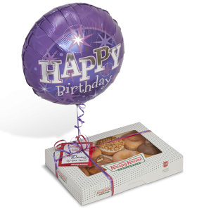 Decadent Half and Half Dozen & Balloon